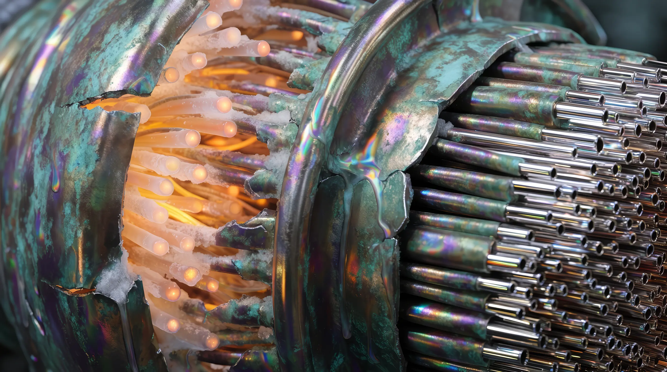 Ruptured Core Casing