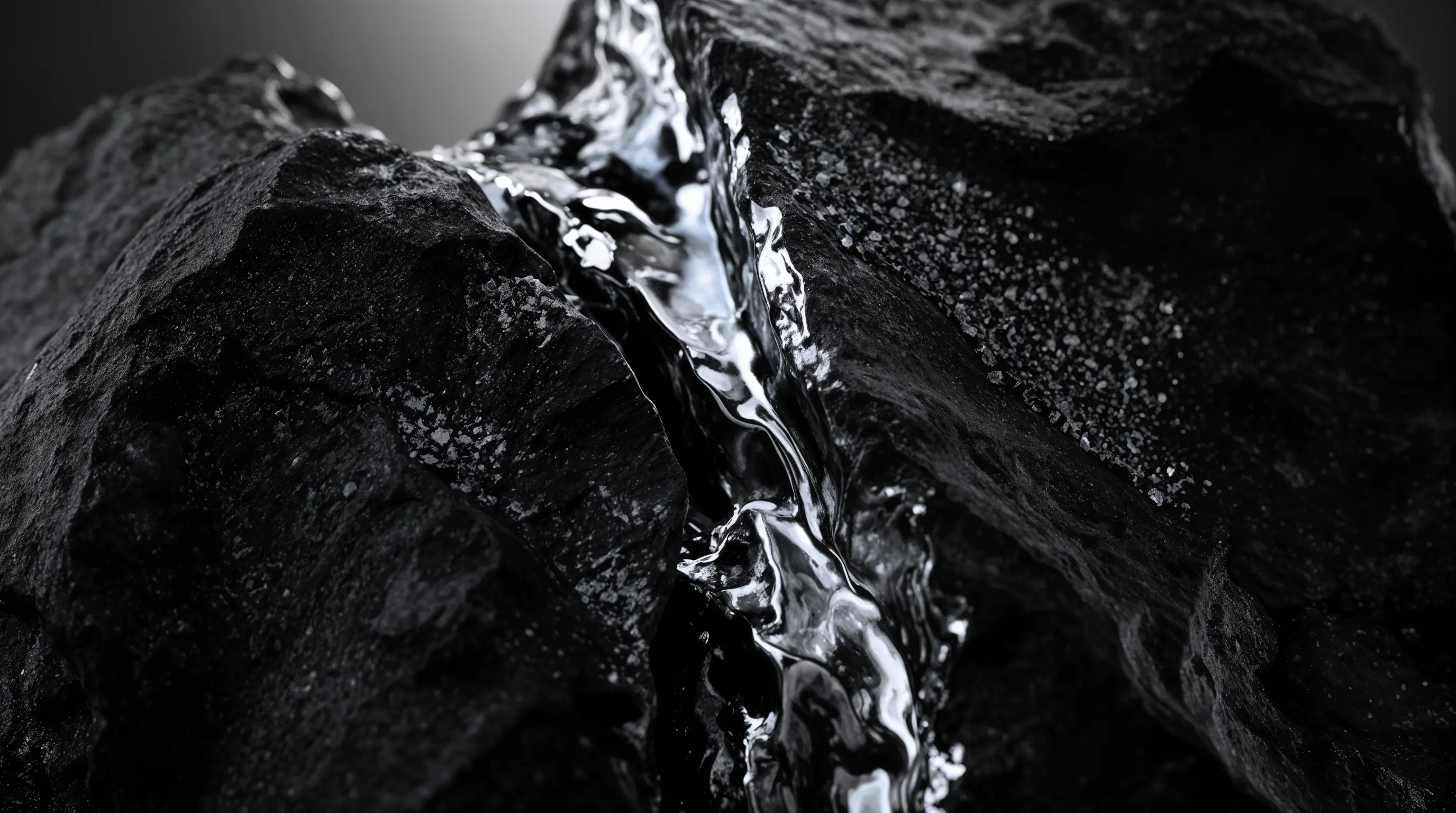 Obsidian Fluid Fissure