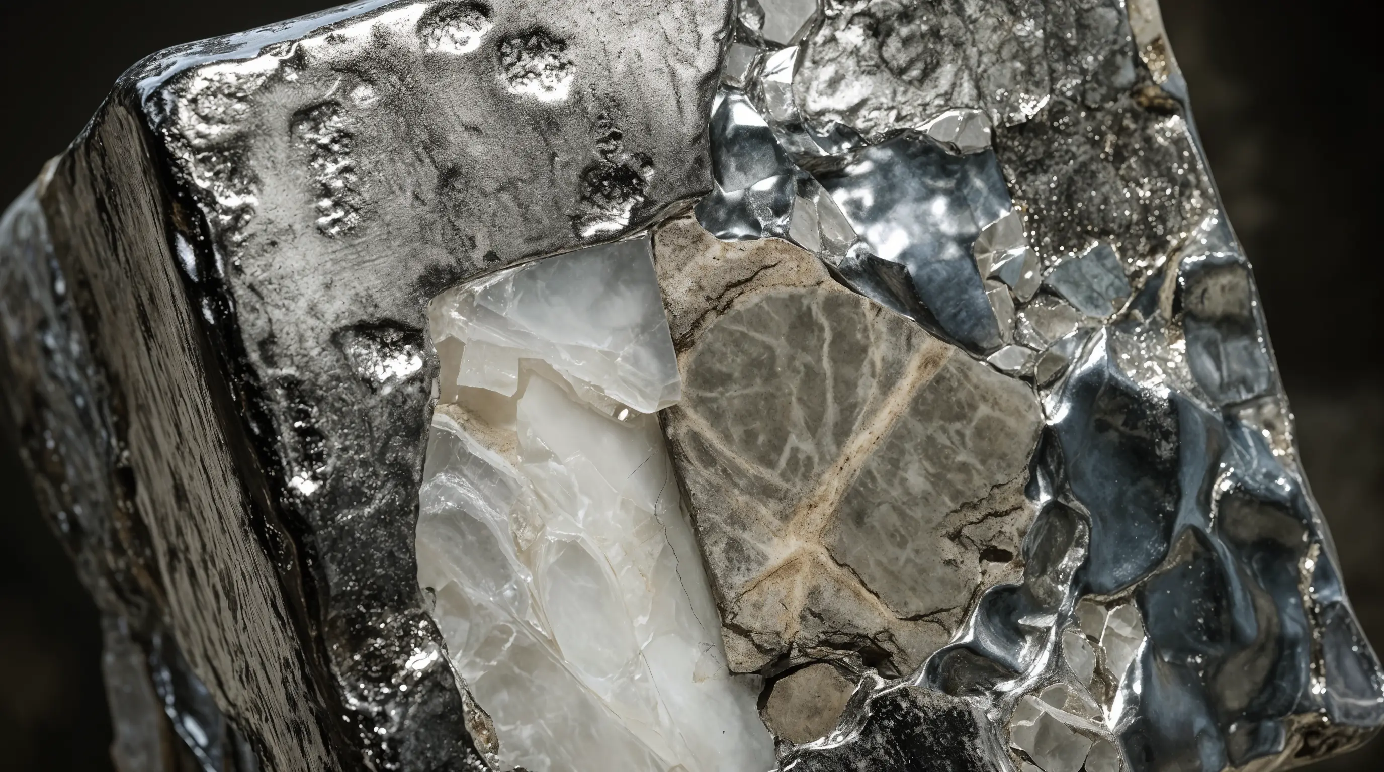 Metallic Geode Fracture