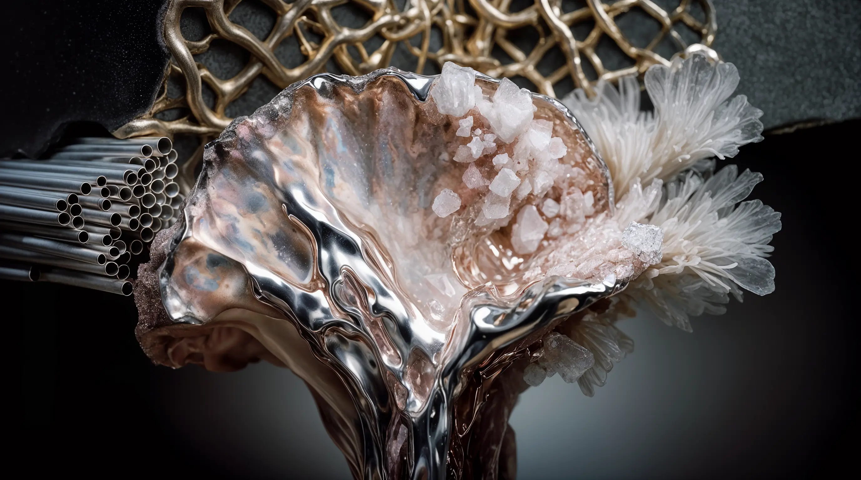 Engineered Crystalline Bloom