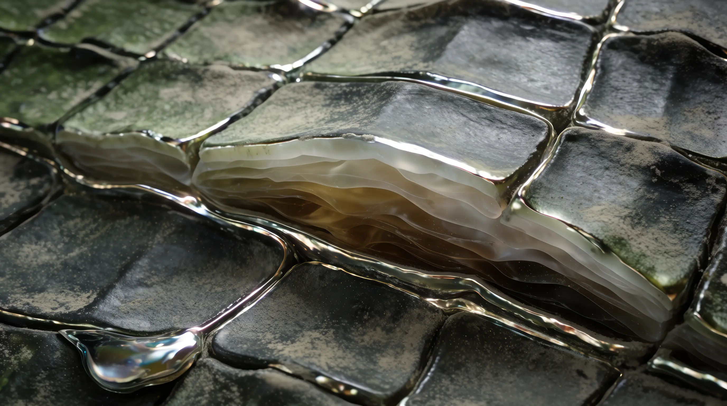 Fractured Sedimentary Plates
