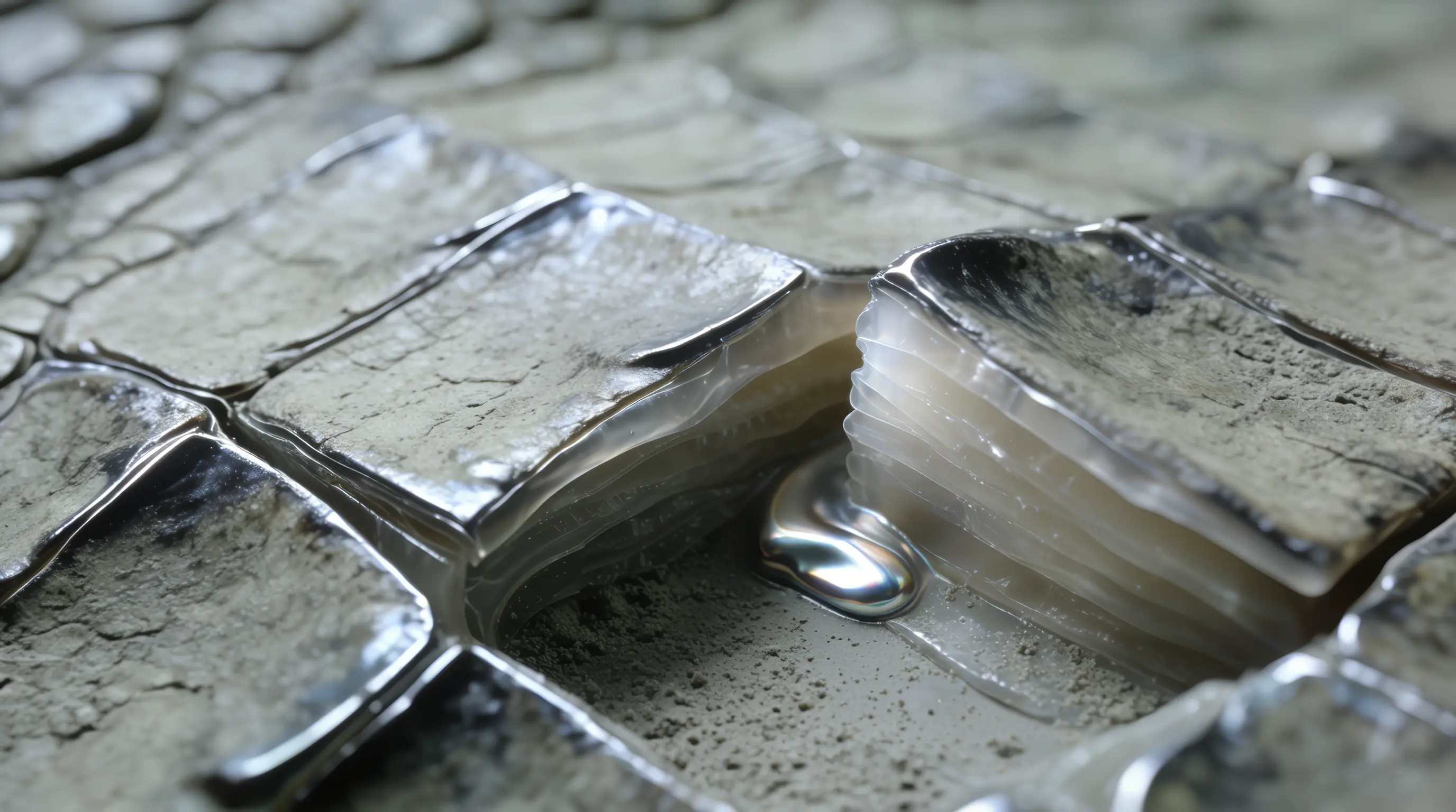 Layered Mineral Cross-Section