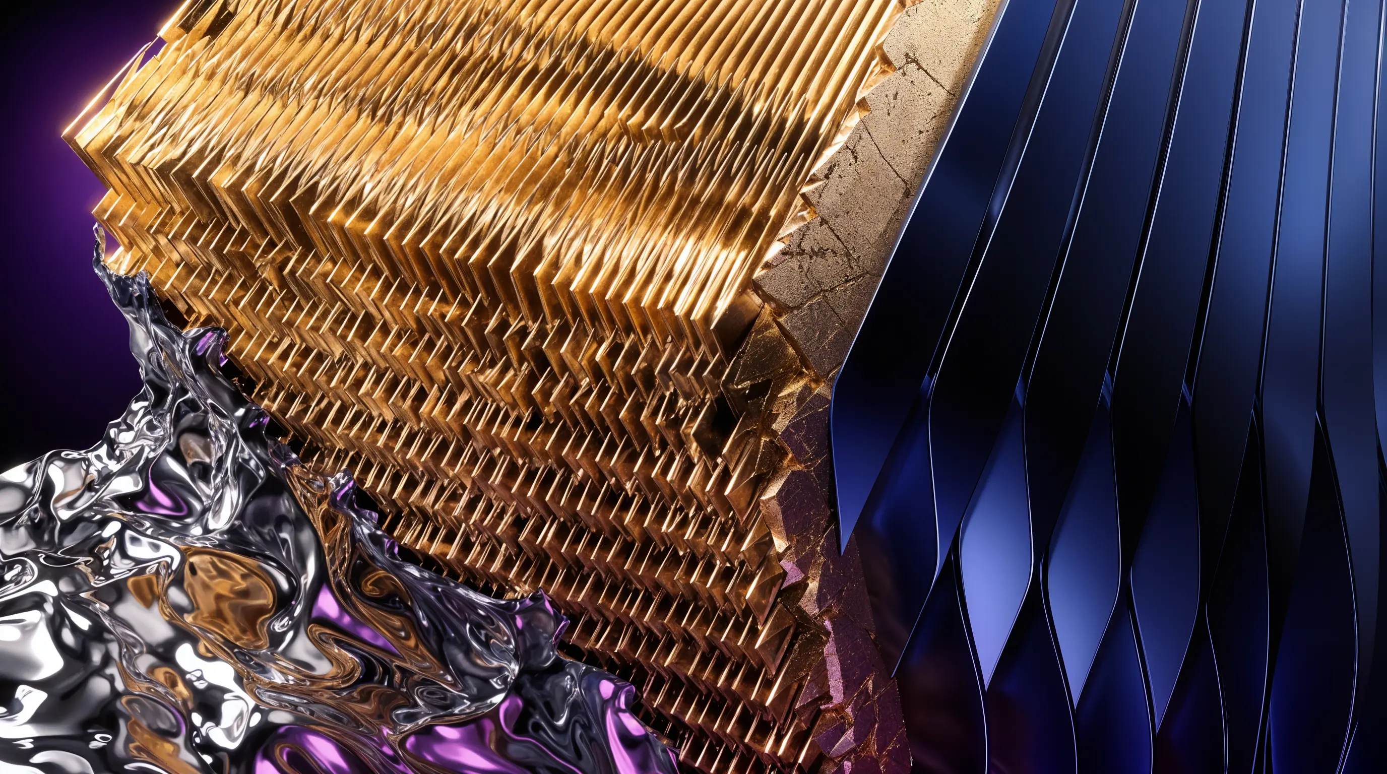 Layered Heat Sink Fracture